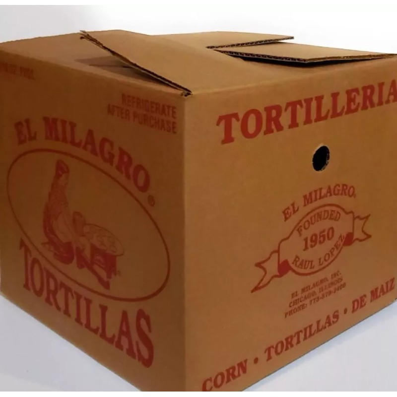 El Milagro Corn Tortillas de Maiz 100% *CAJA DE 48