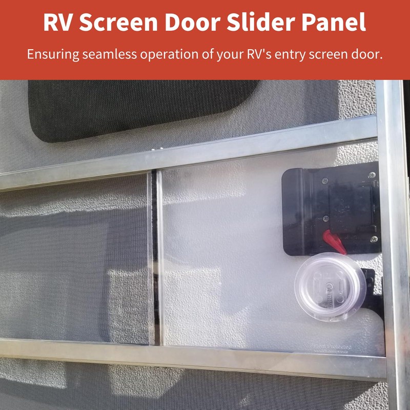 RV Screen Door Slide Panel, Replacement RV Screen Door Parts,