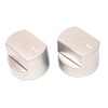 Stoves Oven Silver Main Oven Control Knob. Genuine Part Number