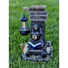 Bear Cubs with Solar Light Statue Solar Bear Lantern Figurine