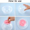 FANKUTOYS Hamster Exercise Ball, 5.7 Inch Transparent Running Wheel for