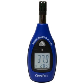 OmniPro Mini Hygrometer H16-100, Compact Digital Humidity and Temperature Measurement Meter