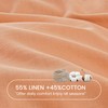 Simple&Opulence Linen Fitted Sheet (1 Piece) - 14 Inch Deep