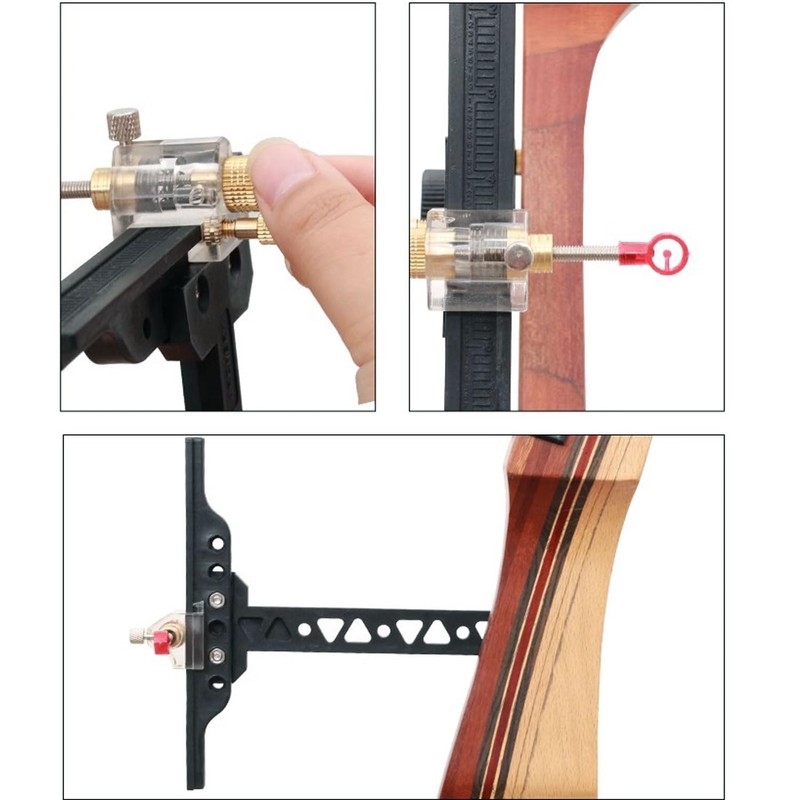 FUNTRESS Recurve Bow Target Sight T Shape Adjustable with Ring
