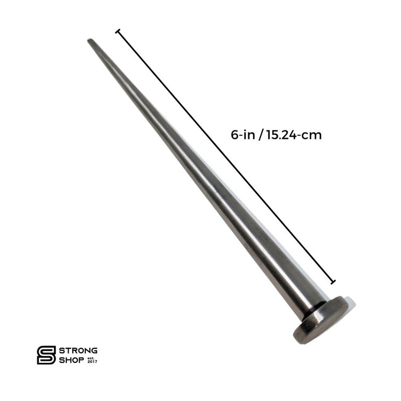 StrongShop 6-in / 15-cm Polished Steel Marlin Spike for Wire
