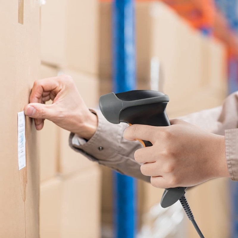 Barcode Scanner 2DQR1D Barcode Reader Wired Barcode Scanner Compatible with