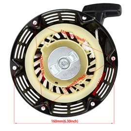 Fvrito Pull Start Recoil Starter Assembly for Predator 212 196cc 212cc 224cc 6.5HP 7HP OHV Engine Coleman CT200u Bt200x CT200u-ex KT196 Mini Bike Go Kart Generator Lawnmower Parts Pull Cord Rope