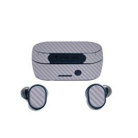 MightySkins Carbon Fiber Skin for Skullcandy Sesh True Wireless Earbuds - Gray | Protective, Durable Textured Carbon Fiber Finish | Easy to Apply, Remove, and Change Styles | Made in The USA