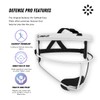 RIP-IT Defense Pro Softball Face Mask | Lightweight Protective Softball
