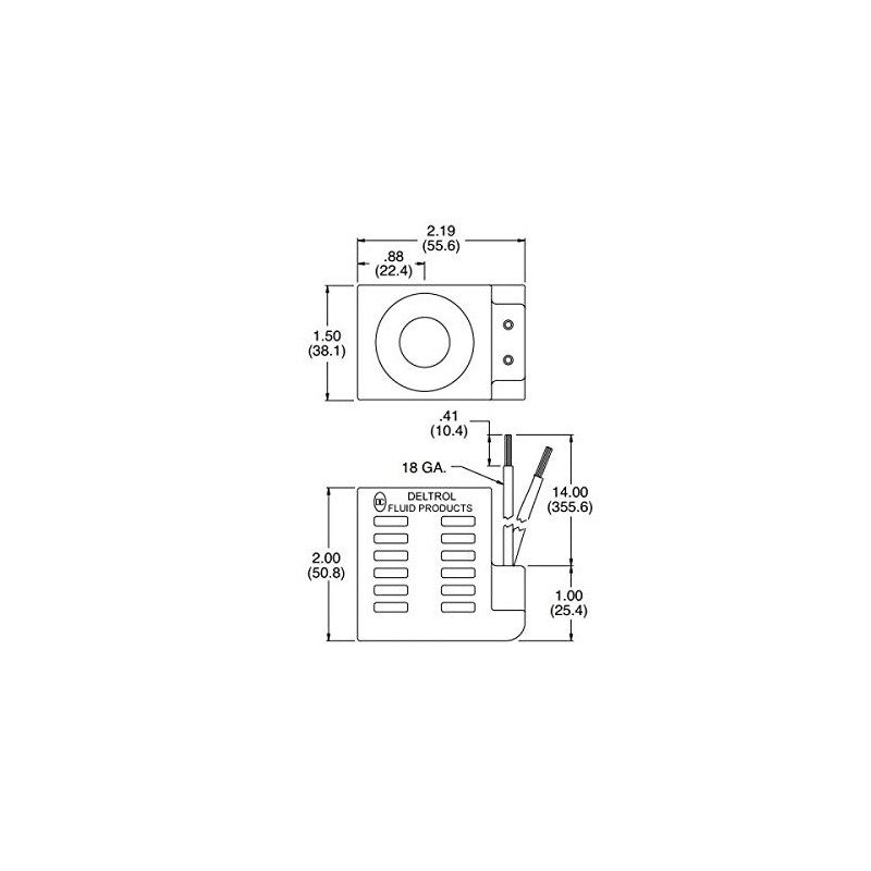 Deltrol 10162-76 12VDC Solenoid Coil 22W Hydraulic Power Unit Lift