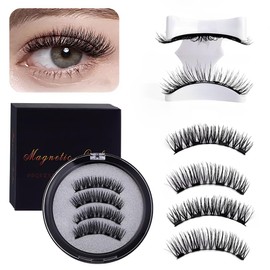 Magnetische-Wimpern, Magnet-Wimpern, Magnet-Wimpern-Ohne-Eyeliner, Magnetische-Wimpern-mit-Applikator, Wimpern -Magnetisch Natürlicher Look,Kein Kleber erforderlich Wimpern-Magnetic