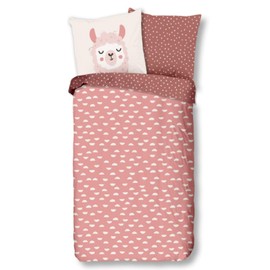 Aminata Kids children's cotton bed linen, with a zip, 135 cm x 200 cm