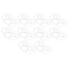 10Pcs Mask Brace Antifog Food Grade Silicone Freely Foldable Reusable