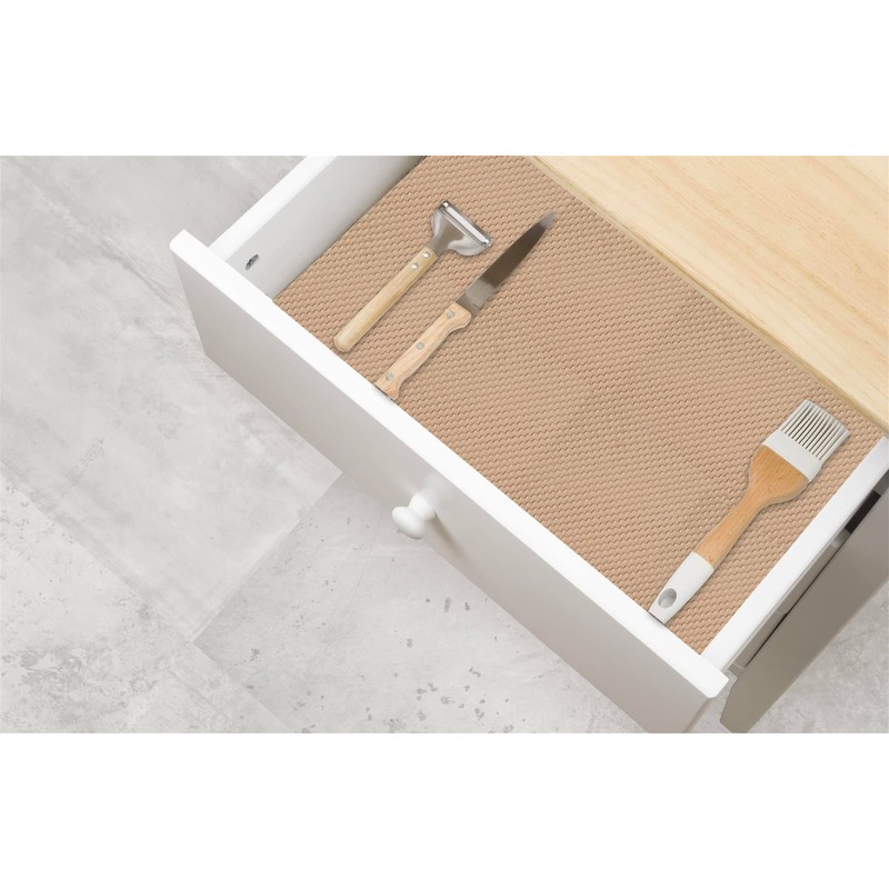 SteadMax Shelf Liner, 15 inches x 6 feet Total, Non-Slip