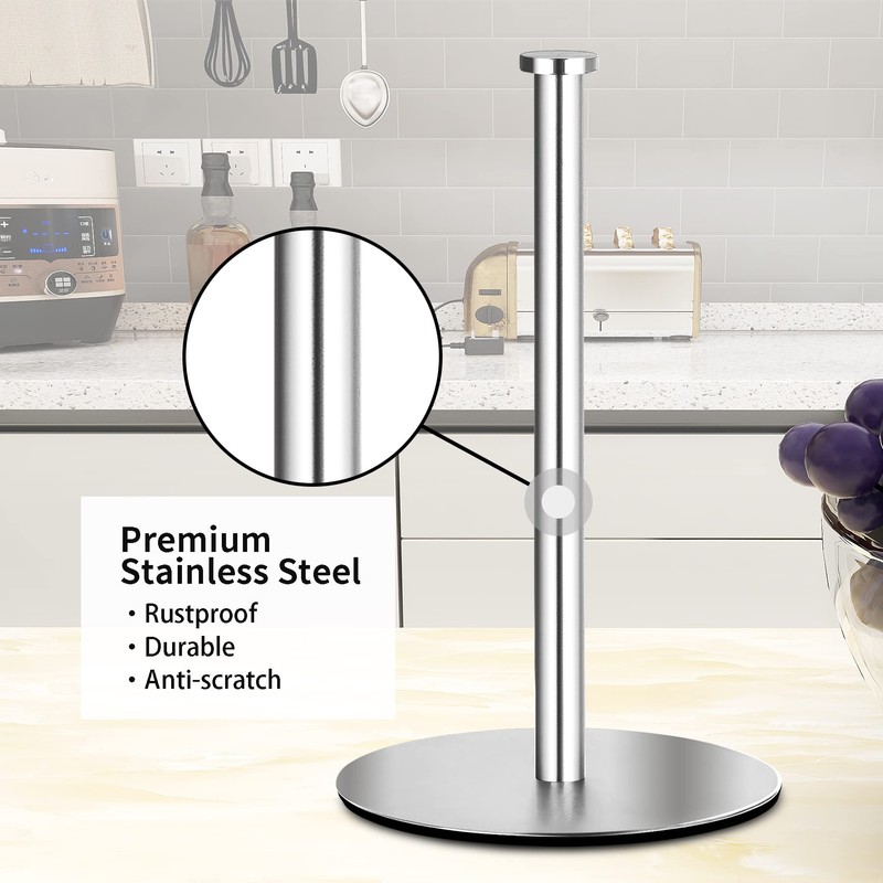 Paper Towel Holder Countertop, OBODING, Kitchen Paper Towel Holder Stand
