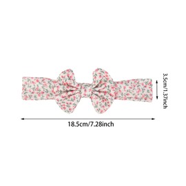 KIDOCHEESE Baby Headbands Soft Stretchy Hair Bows Elastics Nylon Hairbands for Baby Girls Newborn Infant Toddlers Kids