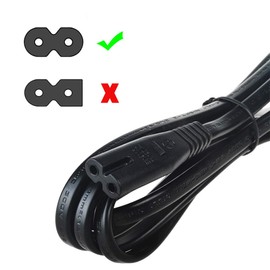 SupplySource 5ft/1.5m UL Listed AC in Power Cord Outlet Socket Cable Plug Lead for Fluance Fi70 Fi-70 Three-Way Wireless High Fidelity Music System