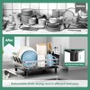 MOUKABAL Dish Drying Rack - Stainless Steel Dish Rack, Dish