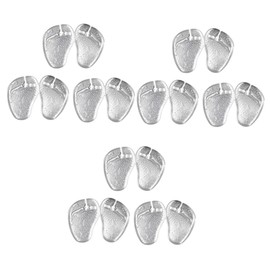 Ipetboom 3sets Durable Gel Forefoot Pads Slip Cushions for Relief and Comfort of Transparent Shoe Grip Pads for Men and Women Prevents Blisters and Friction 3pairs*3