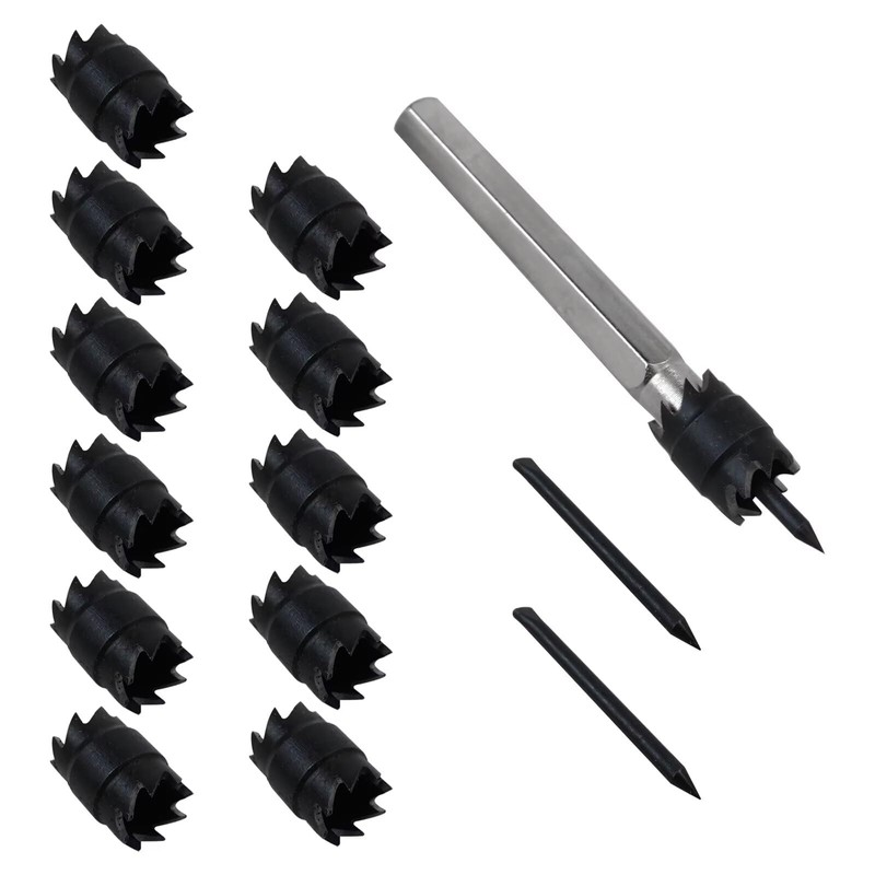 Zafina-UP 14-Pack Spot Weld Cutter Sets Double Sided, 3/8" Spot