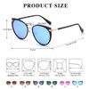 DUCO - anteojos de sol polarizadas retro para mujer de
