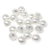 Honbay 20PCS 15mm Dainty Pearl Buttons with Shank Round Buttons