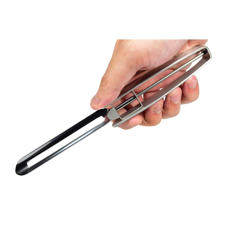 Stainless Steel Peeler, Long Vegetable Peeler, with plastic safety cover,