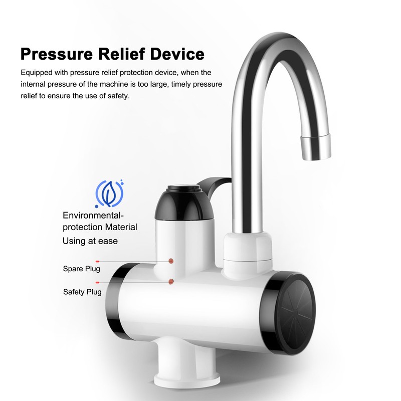 3000W Instant Hot Water Faucet Electric Water Heater Tap with