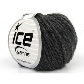 Anthracite Royal Wool - Wool and Polyamide (Nylon) Blend Yarn, Worsted Weight 109 Yards (100 Meters) 1.75 Ounces (50 Grams)