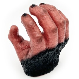 Gemini&Genius Gorilla King Kong Hand Puppet Toy, Scare Hand Gorilla Glof Toy, Gorilla Hand Puppet Toy, Soft Rubber Fist Animal Glof Cosplay Toys, Large Size Role Play Funny Toy for Kids and Adults