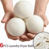 Estink Wool Dryer Balls, Pack of 6 Wool Laundry Balls