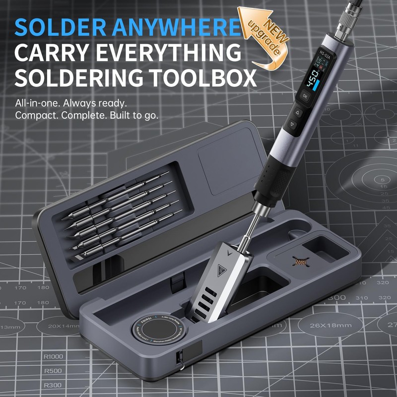 FNIRIS HS-02A Soldering Iron Kit Storage Box, HS02A Exclusive Storage