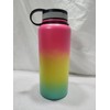 AGH 32oz Stainless Steel Insulated Leak-proof Water Bottle Thermos, Rainbow