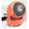Vornado Flippi Fan Melon/Orange Two Speed V6 Personal Air Circulator