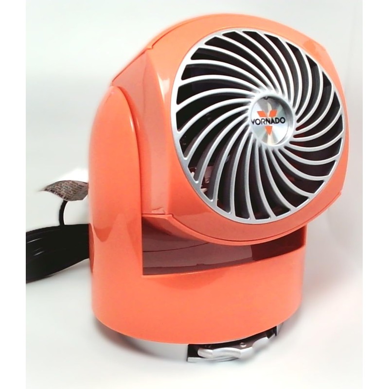 Vornado Flippi Fan Melon/Orange Two Speed V6 Personal Air Circulator