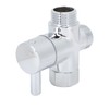 3 Way G1/2 Shower Diverter Valve Copper Shower Arm Diverter