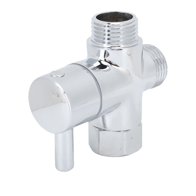 3 Way G1/2 Shower Diverter Valve Copper Shower Arm Diverter