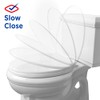 Clorox Elongated Scented Plastic Toilet Seat with Easy-Off Hinges -Tyler