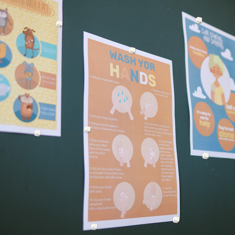 ElevateTech 65Pack Small Square Cube Magnets, Fridge Magnets Rectangular Magnet