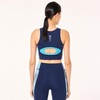 Oakley Womens Pursuit Cropped Top, Blue