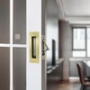 senharvest Pocket Door Pull and Edge Pull Antique Brass Set,