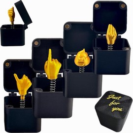 Finger in a Box - 6 Pack Gag Gifts for Office, Home or Christmas Novelty Fun Prank Gift:_3pcs