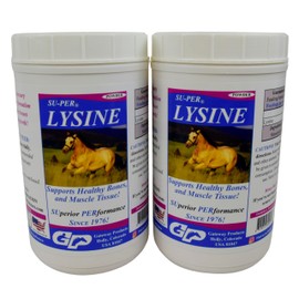 SU-PER Lysine Supplement for Horses - Supports Healthy Bones & Muscle Tissues - Equine Essential Amino Acid - 2.5 Pound, (2 Pack)