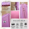 Hoesh UK Women Pink 72 Inches Breathable Bridesmaids Long Zip
