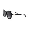 Coach HC8295 Sunglasses, Black/Dark Grey Gradient, 56 mm