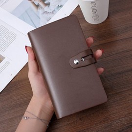 sonea Card Case, Card Holder, Card Holder, Card Case, Large Capacity, Credit Card Case, Brown (Holds 96 Cards