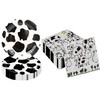 AMZPTBOY Cow Print Birthday Party Supplies,Paper Plates and Napkins,Farm Animal Birthday Party Decorations for Kid's Cow Theme Birthday Party Decorations Favors and Baby Shower-20 Serves