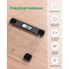 FITINDEX Bathroom Scale for Body Weight, Highly Accurate Digital Weighing