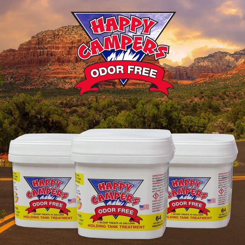 Happy Campers 64 Powerful RV Holding Tank Treatments for Total