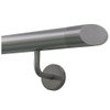 Stainless Steel Handrail, 42.4 mm Diameter, With Angled Bracket &